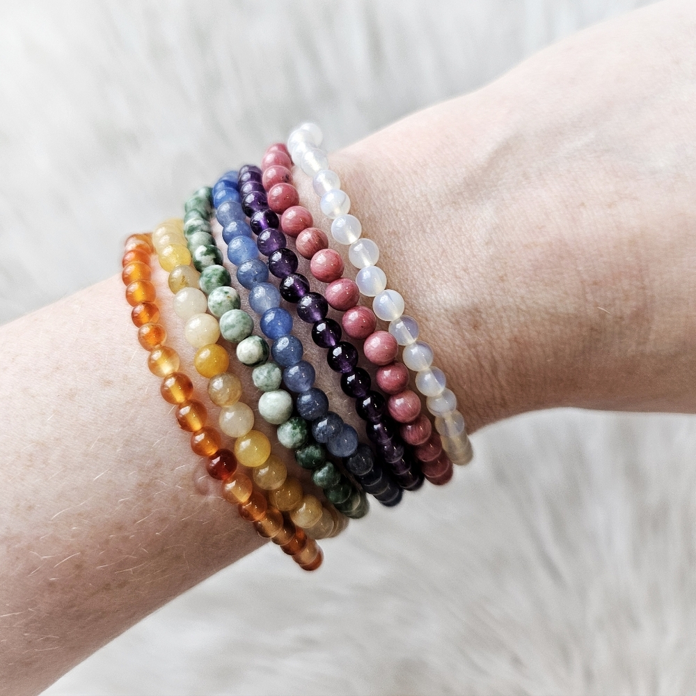 Chakra Gemstone Bracelet Set